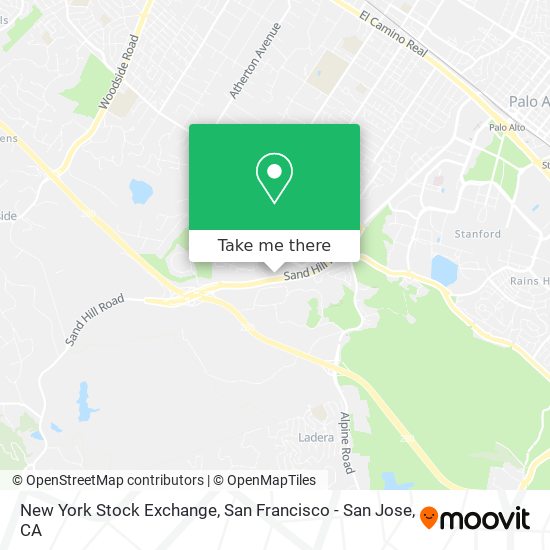 New York Stock Exchange map