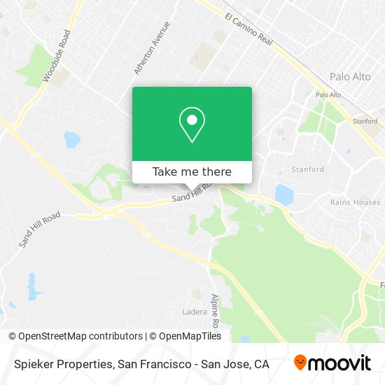 Spieker Properties map