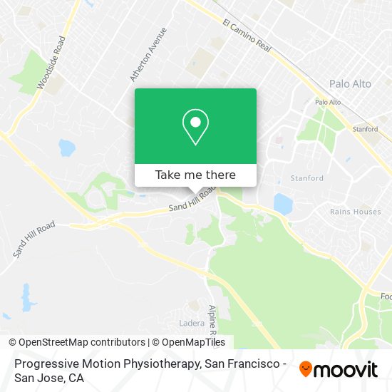 Progressive Motion Physiotherapy map