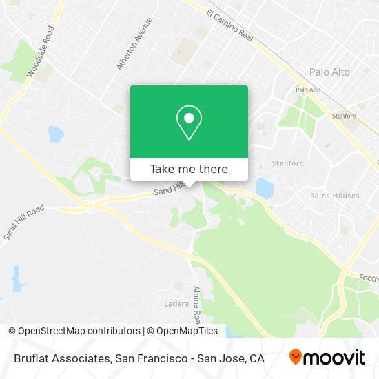 Bruflat Associates map