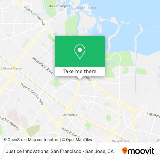 Justice Innovations map