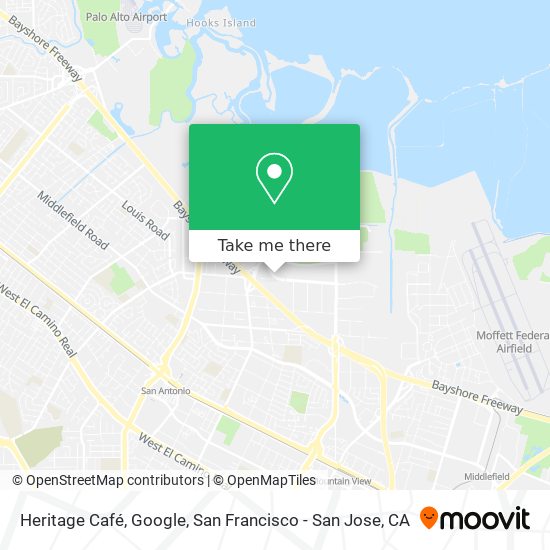 Mapa de Heritage Café, Google