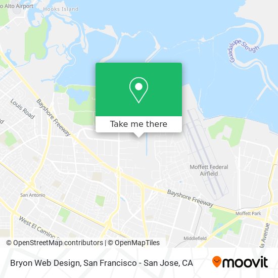 Bryon Web Design map