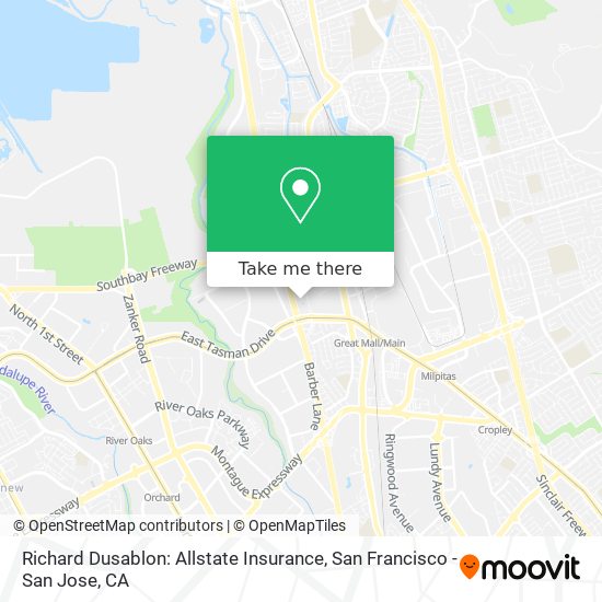 Mapa de Richard Dusablon: Allstate Insurance