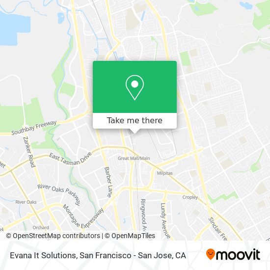 Mapa de Evana It Solutions