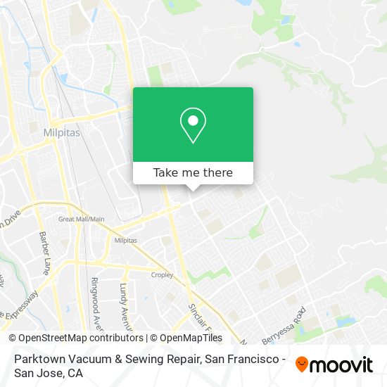 Parktown Vacuum & Sewing Repair map