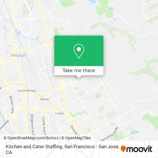 Kitchen and Cater Staffing map