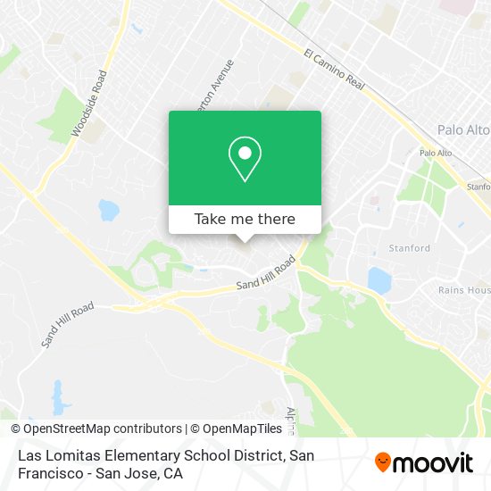 Las Lomitas Elementary School District map