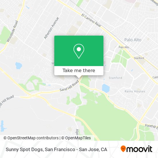 Sunny Spot Dogs map