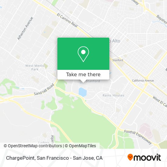 ChargePoint map