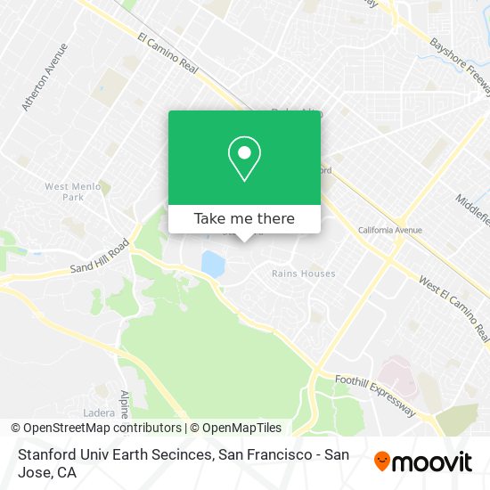 Mapa de Stanford Univ Earth Secinces