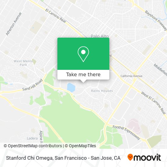 Mapa de Stanford Chi Omega
