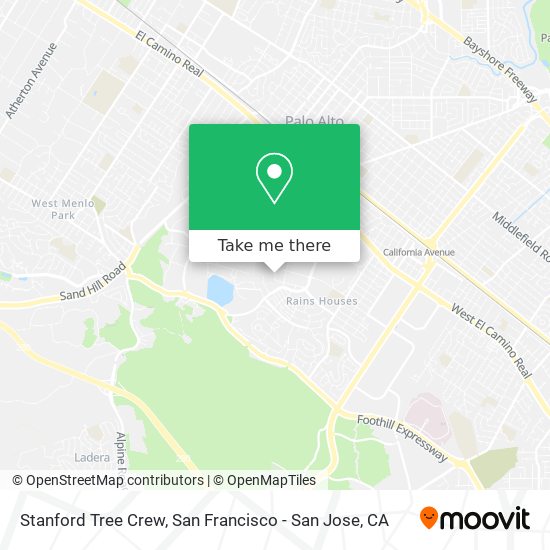 Stanford Tree Crew map
