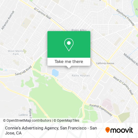 Connie's Advertising Agency map
