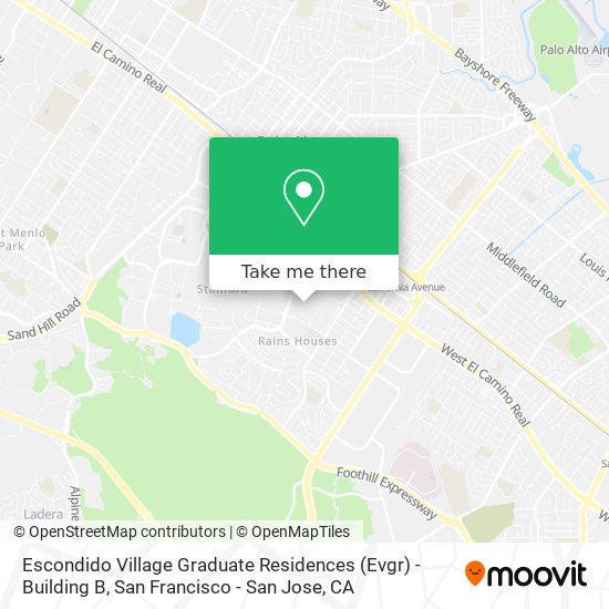 Escondido Village Graduate Residences (Evgr) - Building B map