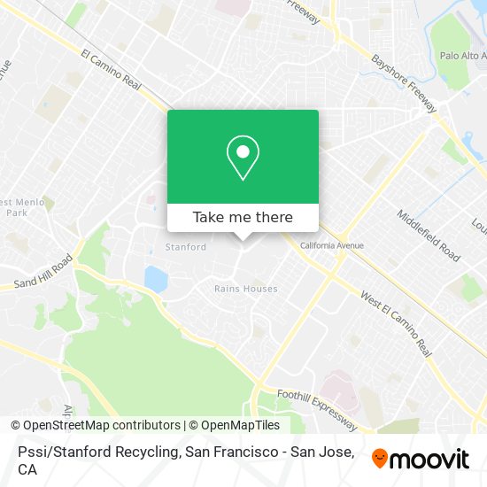 Pssi/Stanford Recycling map