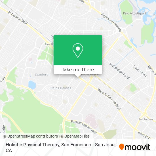 Holistic Physical Therapy map