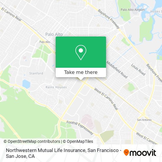 Northwestern Mutual Life Insurance map