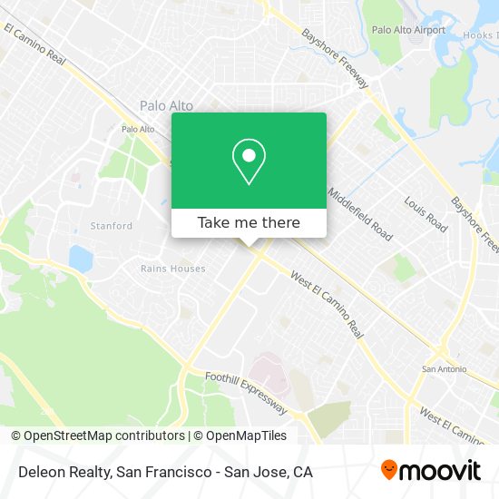 Deleon Realty map