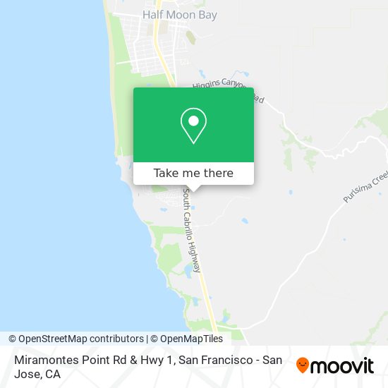 Mapa de Miramontes Point Rd & Hwy 1