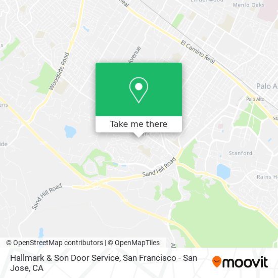 Hallmark & Son Door Service map