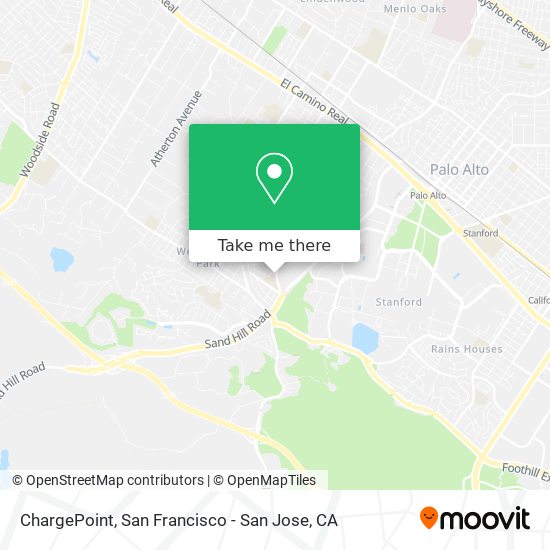 Mapa de ChargePoint