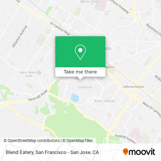 Blend Eatery map