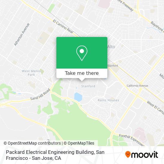 Packard Electrical Engineering Building map