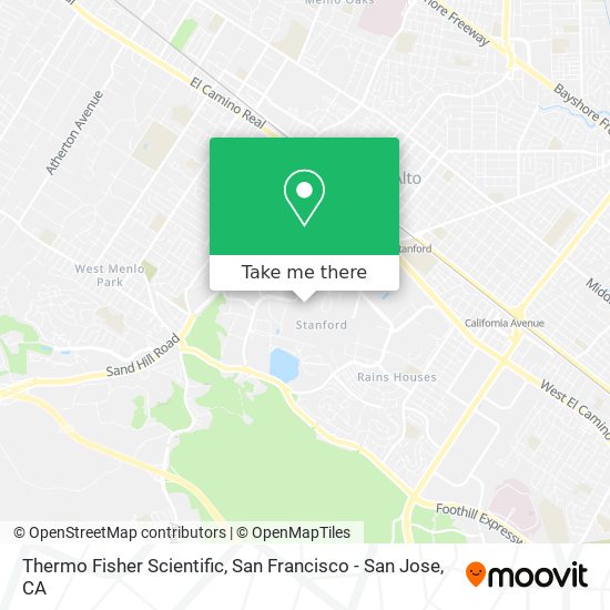 Thermo Fisher Scientific map
