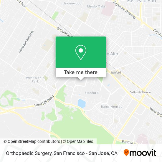 Orthopaedic Surgery map