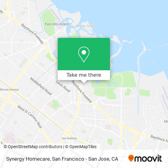 Synergy Homecare map