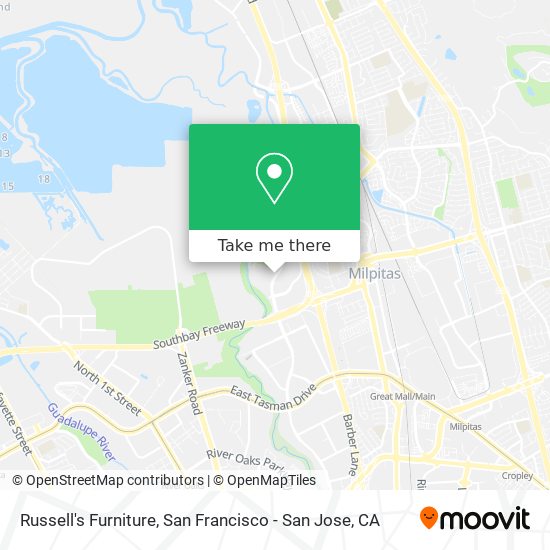 Mapa de Russell's Furniture