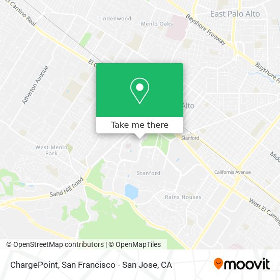 ChargePoint map