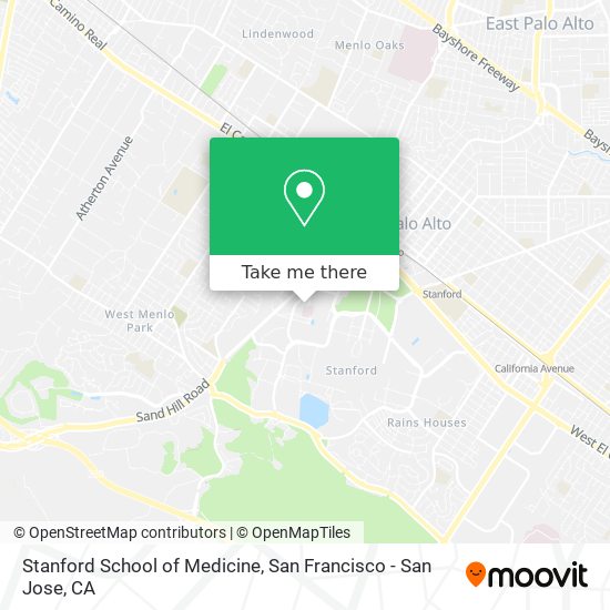 Stanford School of Medicine map