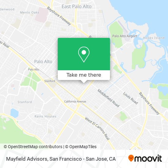 Mayfield Advisors map