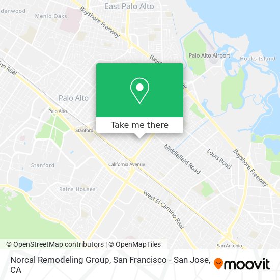 Norcal Remodeling Group map