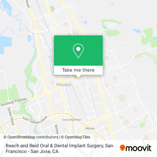 Beech and Reid Oral & Dental Implant Surgery map