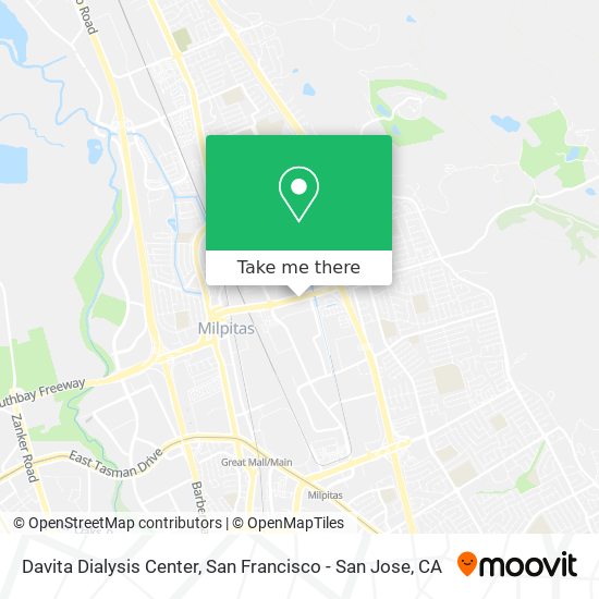 Davita Dialysis Center map