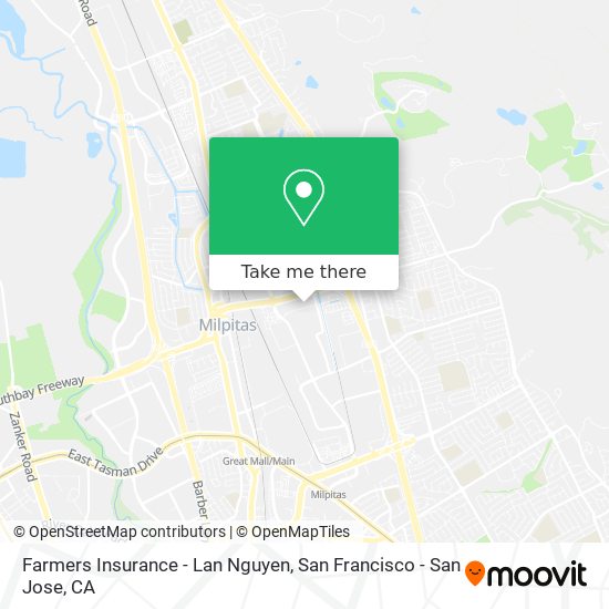 Farmers Insurance - Lan Nguyen map