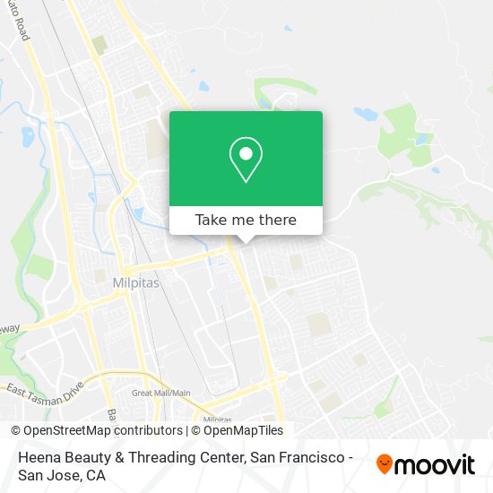 Mapa de Heena Beauty & Threading Center