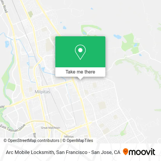 Arc Mobile Locksmith map