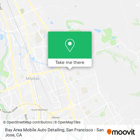 Bay Area Mobile Auto Detailing map