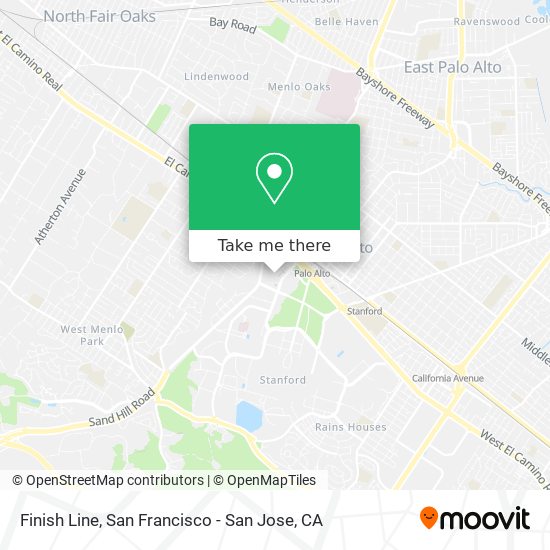 Finish Line map