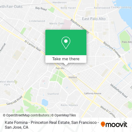 Mapa de Kate Fomina - Princeton Real Estate