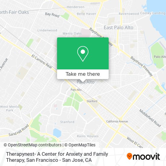 Therapynest- A Center for Anxiety and Family Therapy map