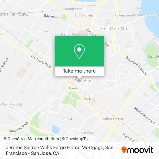 Jerome Sierra - Wells Fargo Home Mortgage map