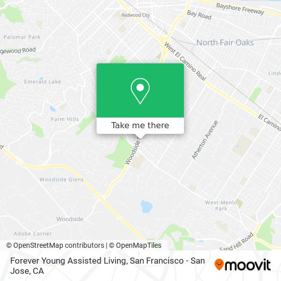 Mapa de Forever Young Assisted Living