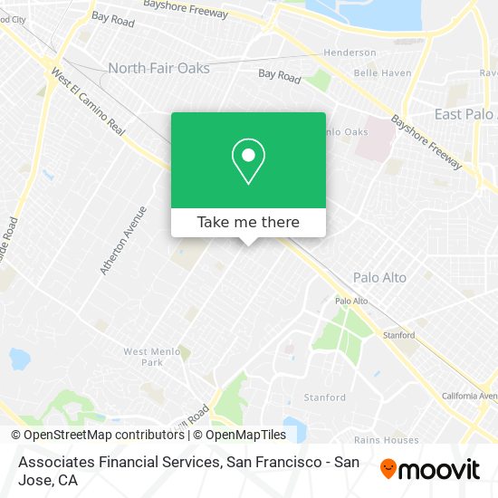 Mapa de Associates Financial Services