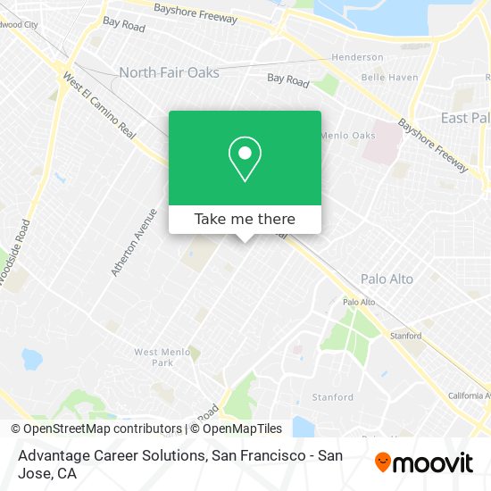 Advantage Career Solutions map