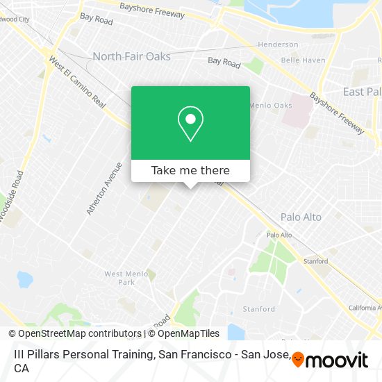 Mapa de III Pillars Personal Training